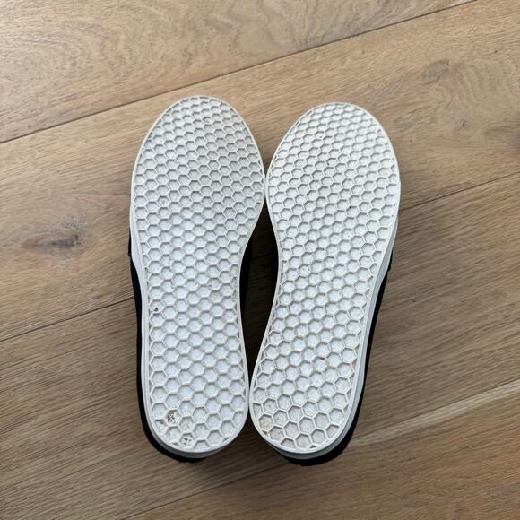 Nordstrom Caslon Allie Black Suede Wedge Slip On Sneaker size 7.5 - Picture 6 of 10